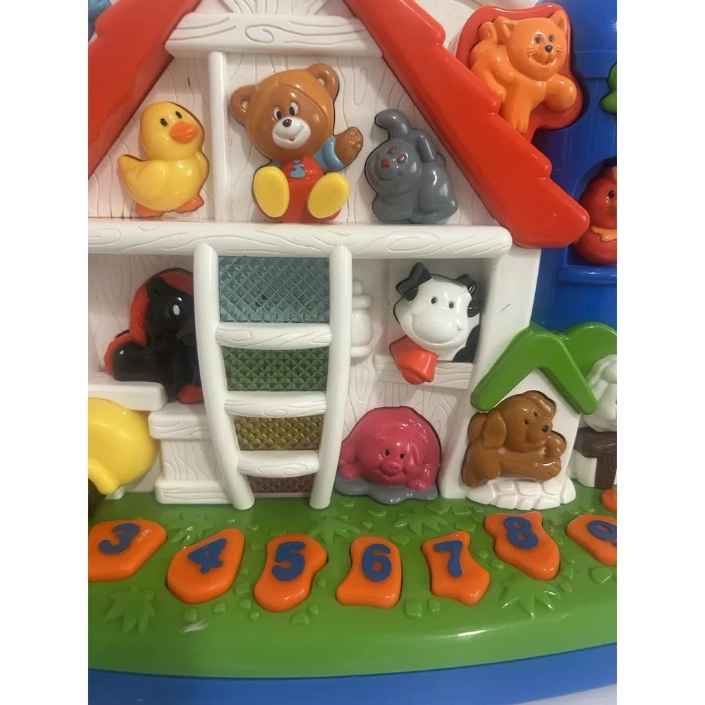 Chicco Interactive Bilingual English Spanish Music Lights Farm Animal SoundsToy